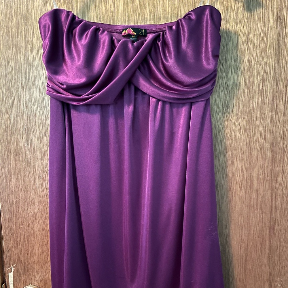 Strapless dress